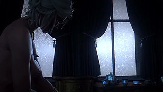 Ciri & Triss Merigold - Bedtime Futanari 3D Animation with Moans