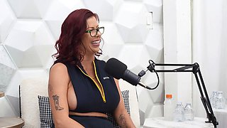 The brazzers podcast gig 7 (trimmed) - Alexis Fawx x cheerleader kait x Damion Dayski