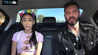 Sona bella hooks up with Big Cock on the rail home