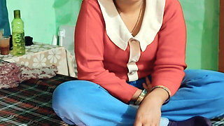 Dever Bhabhi Alone in Room Full Enjoy with Dirty Talk