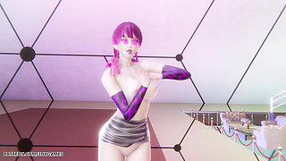 Mmd Mamamoo - Starry Night Evelynn Sexy Striptease League of Legends Hentai Uncensored