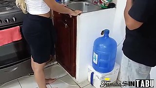 The bold plumber takes advantage of the mischievous wife's affair, anal encounter with family plumber, uncle's naughty niece.