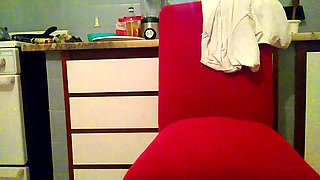 Sex in the Kitchen, with a Very Curvy Young Woman.