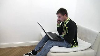 Young Guy Fucks Granny Next Door - Maya Lambert Big Ass Blowjob & Cum in Mouth