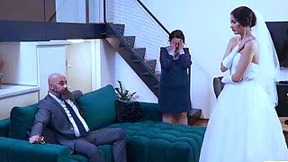 Shameless bride living out hardcore fantasy to the fullest