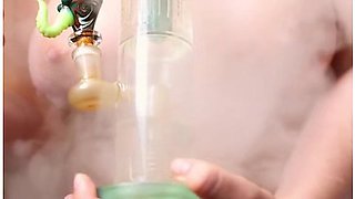 Soapy Bong Hit In The Shower