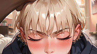 Petite babe deepthroats giant BBC