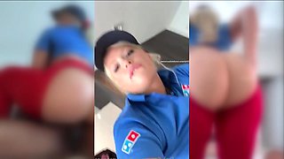 Thicc Blondie Rides BIG BLACK DICK (1080) Awv3 - Blond hair babe