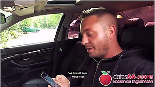 Silicon-tits Milf Fucks Stranger On Stairs (public) - Sophie Logan