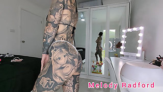 Micro Bikini and Lace G String Try on Haul Petite Goth Fitness Gym MILF Hentai Tatts Melody Radford