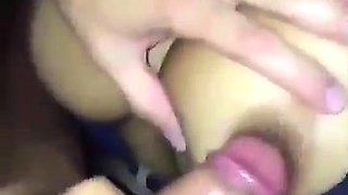 Sexy interracial teen blowjob fuck