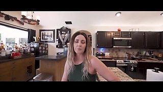 Truth Or Dare With Stepmom Helena Price - Big Booty MILF Fucks Step Son Doggystyle & Blowjob