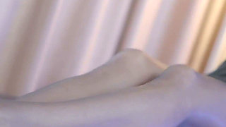 Blonde MILF Worships Her Nylon Stockinged Feet