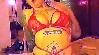 TATTOOED ASSHOLE with BIG TITS and HUGE ASS gets all the
