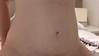 Girl Fucks His Face and Cums in His Mouth, Femdom Facesitting, Cum Feeding, Shaking Orgasm