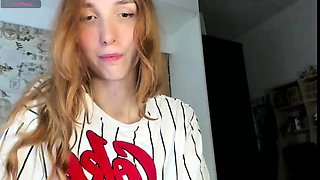 Cute blonde amateur webcam teen masturbating