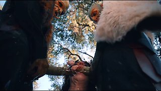 Maddie Wren Monster Fucked - Real Life Hentai Threesome