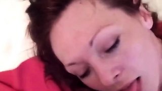 Amateur Russian Girl Facialed at Home