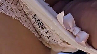 Totally Stranger Huge Cumshot Inside My Panties in a Bus