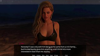 Future Money Mans Cheating Girlfriend Fucked Hard on Beach at Night
