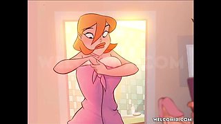 Horny MILF Sends Nudes - Hot Home Animation Fuck