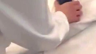 Close up POV of teen sucking cock
