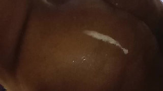 Tamil girl was taking bath in my aunt's bathroom and I secretly took a video