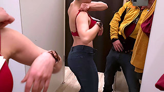 A Stepbrother Has Anal Sex with His Stepsister in a Fitting Room. Dada Deville