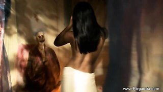 Dirty miss at brunette sex