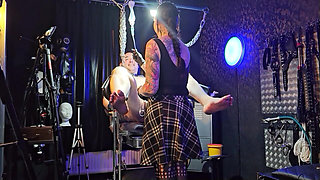 The Slave Gets a Thick Bag of 500ml Saline Solution - Part 3/4