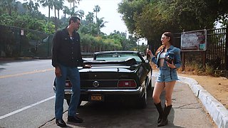 VIXEN Cute Leana takes his hard cock