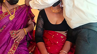 Housewifes threesome roleplay fucking