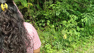 School student with uniform lesbian outdoor