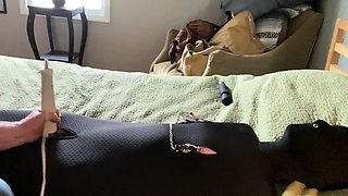 Blonde amateur MILF pov toys fingering shaved cunt