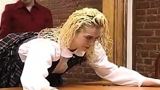 POVD Horny blonde teen fucked and spanked in POV