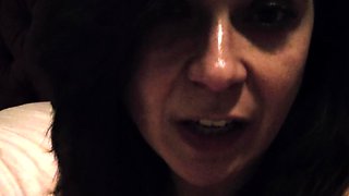 Amateur striptease and Solo masturbation