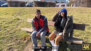 Hunt4k. such a supreme fuck for cash in the car