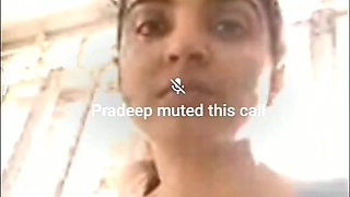 Naughty indian witnessing beefstick tugging on cam