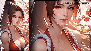 Mai Shiranui Sexually Masturbates And Has An Orgasm