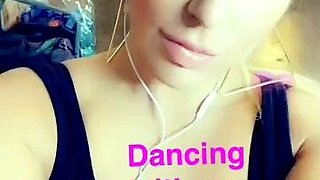 Great Big Boobs On Masturbating Redhead