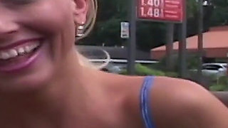 Amazing Alana Gets Naked in High Risk Flashing Spots