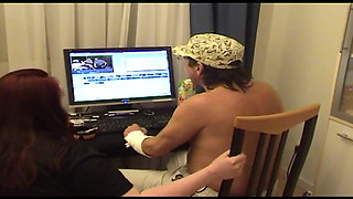 Young Redhead Punished and Fucked by Mature Guy