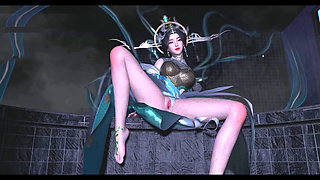 Animated Passion: Goddess with Big Boobs - 3D Animation Hentai