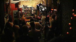 Ggg - Blonde Babe Gangbanged Live on Stage