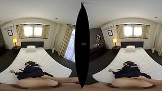 Stunning asian temptress VR heart-stopping sex scene