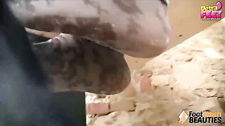 Loved one's brunette smut by Foot Fetish Beauties