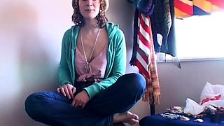 Stacked brunette goes solo toys and masturbation