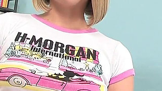 Blonde with Naturals Gets FMM DP by Thick Dicks at Casting