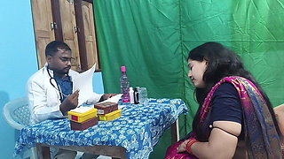 Hot Bengali Aunty Fucking by Doctor, When She Went to Clinic