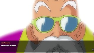 Blonde Teen Maron Fucks Old Pervert Master Roshi - Dragon Ball Hentai Parody Ep.4
